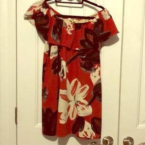 Off the shoulder floral dress